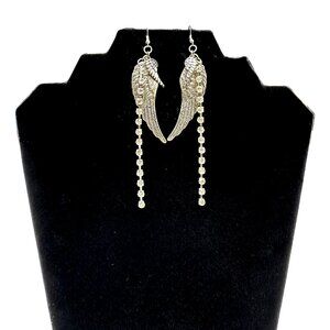 Wings and Rhinestones Earrings